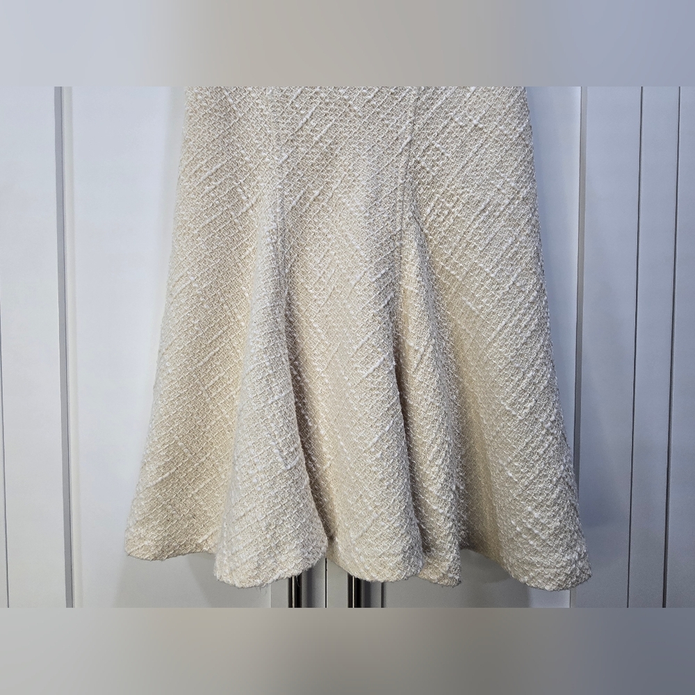 NWT Bebe Rigolos Cream Skirt (Size Small) - Picture 3 of 8